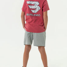 Load image into Gallery viewer, BURLEBO YOUTH ATHLETIC SHORT - LIGHT GREY