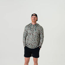 Load image into Gallery viewer, BURLEBO ADULT PERFORMANCE HOODIE - RETRO DUCK CAMO