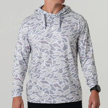 Load image into Gallery viewer, BURLEBO PERFORMANCE HOODIE - WHITE CAMO