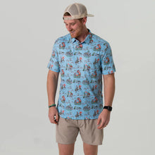 Load image into Gallery viewer, BURLEBO PERFORMANCE POLO - COWBOY UP