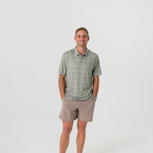 Load image into Gallery viewer, BURLEBO PERFORMANCE POLO - FLYING DUCK GREEN