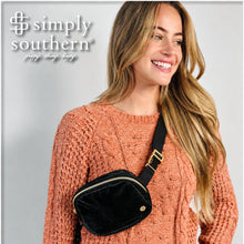 Load image into Gallery viewer, SIMPLY SOUTHERN BLACK BELT BAG