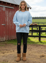 Load image into Gallery viewer, LULU MAC SWEATSHIRT - LIGHT BLUE