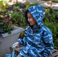 Load image into Gallery viewer, SHARK RAIN COAT - NAVY