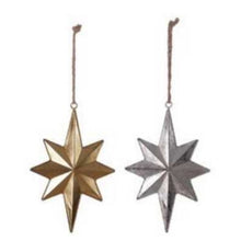 Load image into Gallery viewer, METALLIC STAR OF BETHLEHEM ORNAMENT