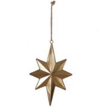 Load image into Gallery viewer, METALLIC STAR OF BETHLEHEM ORNAMENT