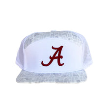 Load image into Gallery viewer, ALABAMA 7 PANEL CAMO CAP - GHOST VEIN
