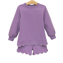 Load image into Gallery viewer, SOPHIA SCALLOPED SET - LAVENDER