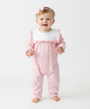 Load image into Gallery viewer, MARIE ROMPER - LIGHT PINK STRIPE