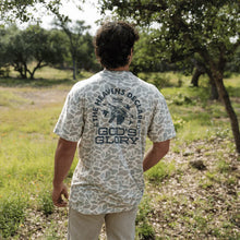 Load image into Gallery viewer, BURLEBO VINTAGE WASH TEE - GOD'S GLORY- CLASSIC DEER CAMO