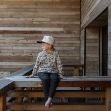 Load image into Gallery viewer, BURLEBO YOUTH THERMAL HOODIE - CLASSIC DEER CAMO