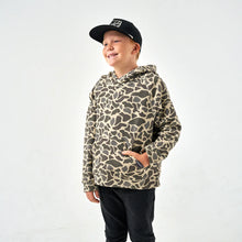 Load image into Gallery viewer, BURLEBO YOUTH FLEECE HOODIE - CLASSIC DEER CAMO