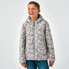 Load image into Gallery viewer, BURLEBO YOUTH PUFFER JACKET - CLASSIC DEER CAMO