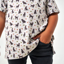 Load image into Gallery viewer, BURLEBO YOUTH POLO - DUCKS AND DOGS