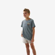 Load image into Gallery viewer, BURLEBO YOUTH CATTLE RANCH TEE - DARK HEATHER GREY