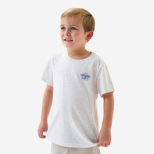 Load image into Gallery viewer, BURLEBO YOUTH EAGLE OUTDOOR TEE - HEATHER OATMEAL