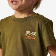 Load image into Gallery viewer, YOUTH BURLEBO HUNTING DOGS ORANGE LOGO - HUNTER GREEN