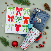 Load image into Gallery viewer, CHRISTMAS BOW T-SHIRT