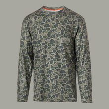 Load image into Gallery viewer, FIELDSTONE BACKWOOD CAMO L/S TEE