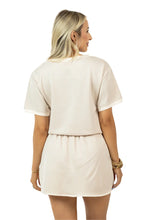 Load image into Gallery viewer, BEIGE and IVORY SKORT SET