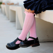 Load image into Gallery viewer, BLOSSOM FANCY LACE KNEE HIGH SOCKS