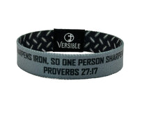 Load image into Gallery viewer, TAP TO PRAY™ WRISTBANDS - IRON SHARPENS IRON