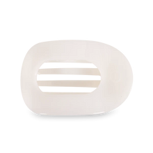 Load image into Gallery viewer, TELETIES ROUND FLAT HAIR CLIP / LARGE COCONUT WHITE