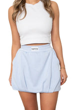 Load image into Gallery viewer, LIGHT BLUE SCUBA BUBBLE SKIRT