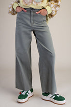 Load image into Gallery viewer, DENIM DREAM WIDE-LEG ASH OLIVE