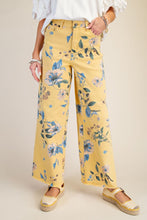 Load image into Gallery viewer, DENIM DREAM WIDE-LEG GOLDEN BLOOM