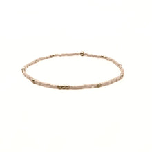 Load image into Gallery viewer, 2mm NEWPORT PALE PINK GOLD FILLED WATERPROOF BRACELET