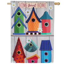 Load image into Gallery viewer, ORNATE BIRDHOUSES HOUSE FLAG