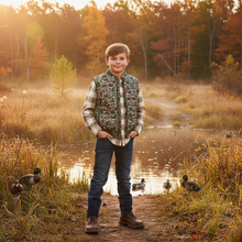 Load image into Gallery viewer, ROOST CAMO PUFFER VEST