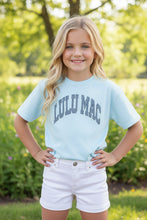 Load image into Gallery viewer, YOUTH LULU MAC STRIPE CHAMBRAY TEE
