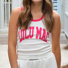 Load image into Gallery viewer, LULU MAC RIBBED TANK TOP - HOT PINK