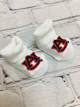 Load image into Gallery viewer, AUBURN NEWBORN BOOTIES