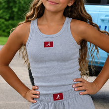Load image into Gallery viewer, KIDS LULU MAC ALABAMA TANK - GREY