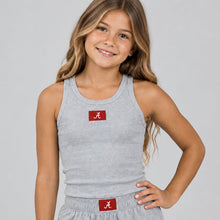 Load image into Gallery viewer, KIDS LULU MAC ALABAMA TANK - GREY