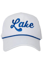 Load image into Gallery viewer, LAKE TRUCKER HAT WITH ROPE