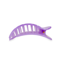 Load image into Gallery viewer, TELETIES ROUND FLAT HAIR CLIP / LARGE LAVENDER MIST