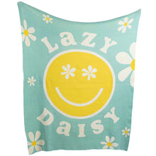Load image into Gallery viewer, LAZY DAISY OVERSIZED KNIT BLANKET