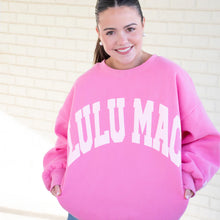 Load image into Gallery viewer, LULU MAC SWEATSHIRT - PINK/LT. PINK PUFF