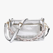 Load image into Gallery viewer, JESSICA CLEAR CROSSBODY BAG - 2WAY SHOLDER OR HANDBAG
