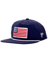 Load image into Gallery viewer, PROPERLY TIED BOYS ROPE HAT- AMERICAN FLAG