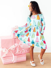 Load image into Gallery viewer, OH CHRISTMAS TREE POCKET TWIRL DRESS