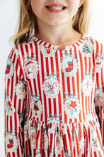 Load image into Gallery viewer, SANTA SWEET SHOPPE TWIRL DRESS