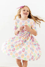 Load image into Gallery viewer, EGG-STRA CUTE POCKET TWIRL DRESS