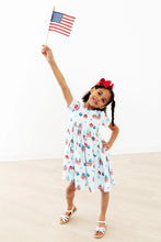 Load image into Gallery viewer, HOME OF THE BRAVE POCKET TWIRL DRESS