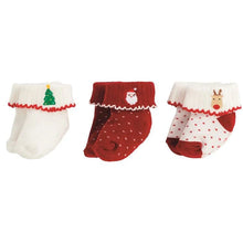 Load image into Gallery viewer, MUD PIE GIRL CHRISTMAS SOCK BOX SET