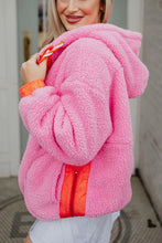 Load image into Gallery viewer, TWO-TONED SHERPA PULLOVER - PINK